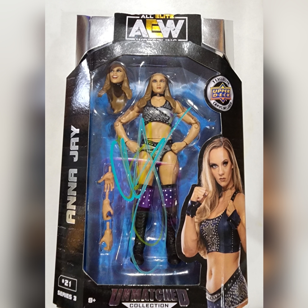 AEW unmatched series 3. Anna Jay #21 AUTHENTIC AUTOGRAPH